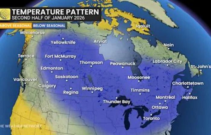 January
      outlook:
      Winter
      hits
      pause
      in
      Canada
      before
      striking
      back