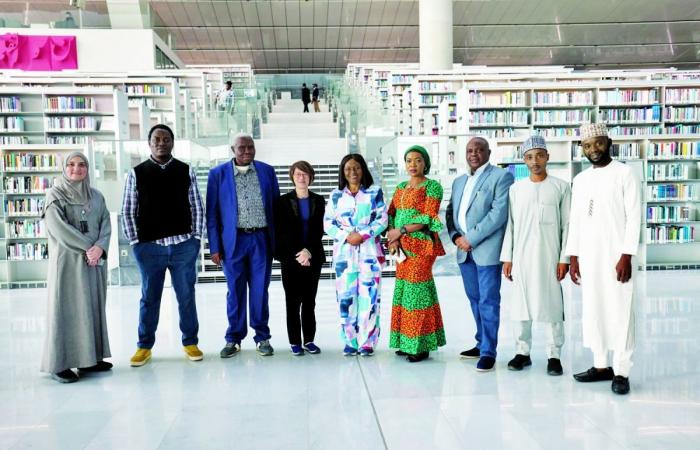 المكتبة الوطنية تستقبل وفداً نيجيرياً لتعزيز تبادل المعرفة
