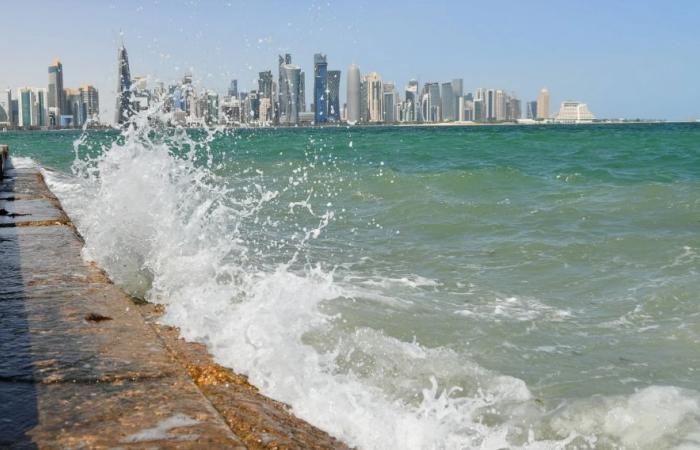 الأرصاد تحذر من رياح قوية على الساحل وأمواج عالية في البحر الليلة