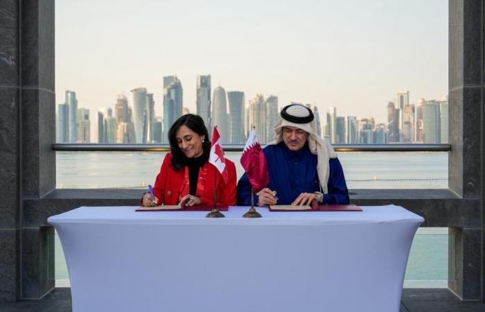 قطر وكندا توقعان مذكرة تفاهم لإنشاء لجنة مشتركة للتعاون الاقتصادي والتجاري والفني