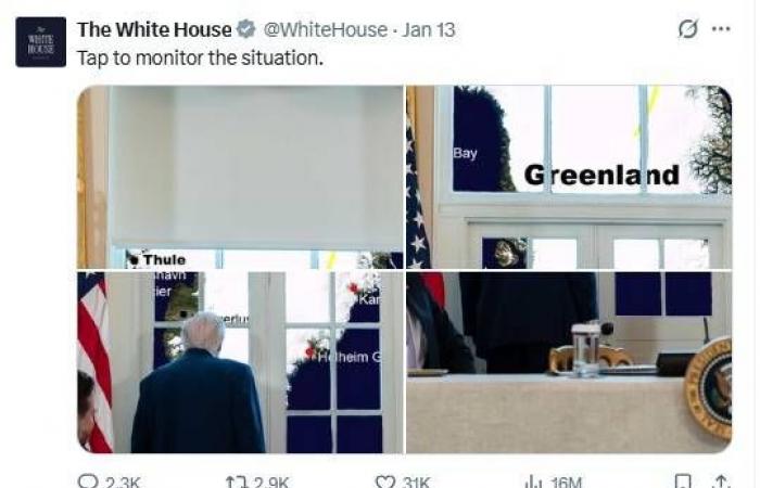 من
      غزة
      إلى
      غرينلاند...
      ترمب
      يوجه
      رسائل
      بصور
      الذكاء
      الاصطناعي