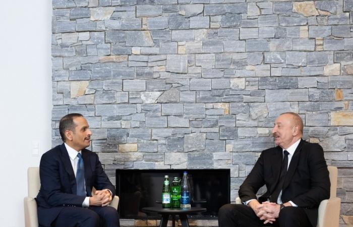  رئيس أذربيجان يستقبل رئيس مجلس الوزراء وزير الخارجية