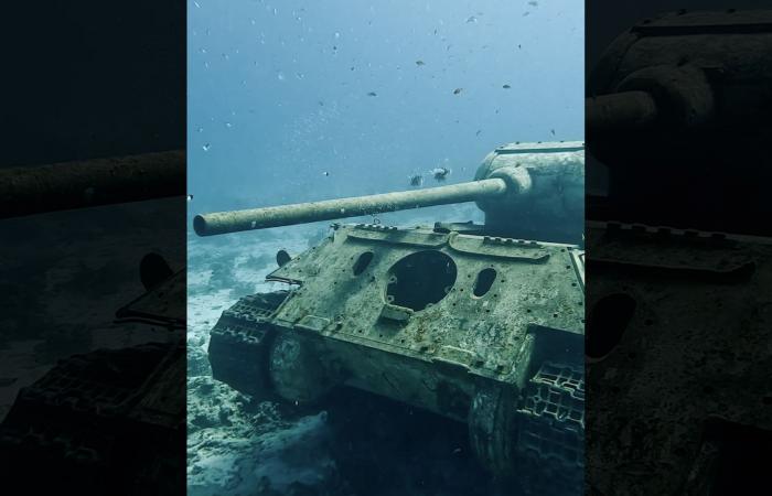 دبابات في قعر البحر الأحمر..غواص يوثق متحفًا عسكريًا تحت الماء يُعد الماء الأول من نوعه في مصر وإفريقيا