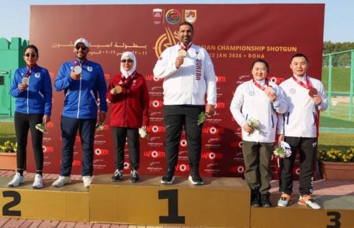 الرميحي وخلود يتوجان بالذهب في الفرق «مختلط»