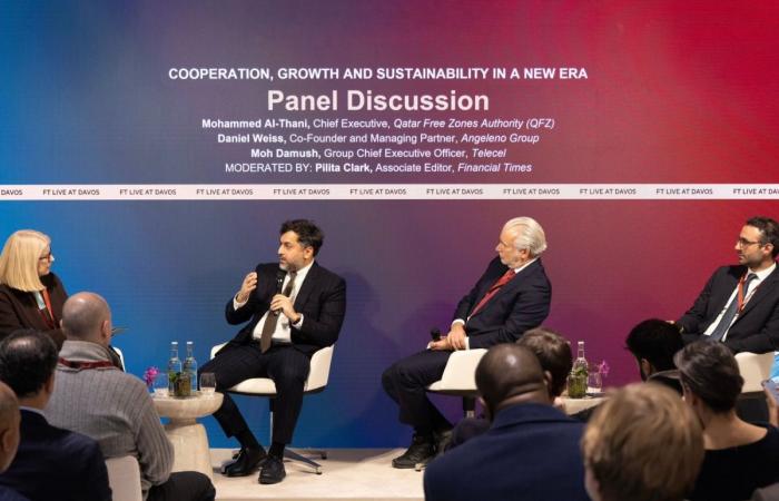 هيئة المناطق الحرة تناقش التجارة المستدامة والربط المرن بين الدول في دافوس