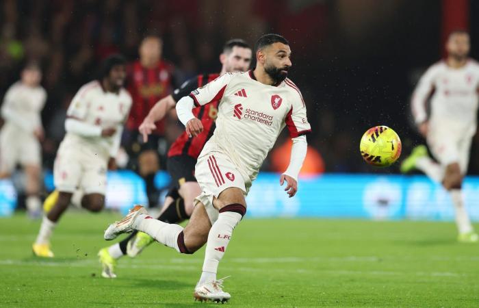 تصرف "لافت" من صلاح مع جماهير ليفربول بعد الخسارة أمام بورنموث