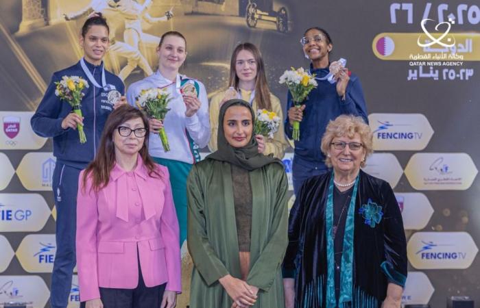 الهولندي تولان يتوج بلقب بطولة الجائزة الكبرى للمبارزة "الدوحة 2026".. والهنغارية موهاري تفوز بفئة السيدات