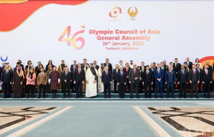 الشيخ جوعان يشكر الجمعية العمومية للمجلس الأولمبي الآسيوي بعد انتخابه رئيسًا