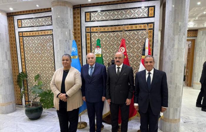 وزراء خارجية تونس ومصر والجزائر يعقدون اجتماعاً لتباحث الأوضاع في ليبيا