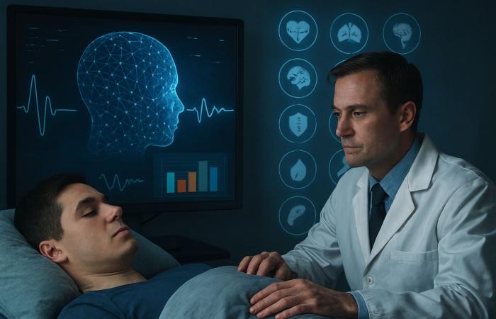 «سليب
      إف
      إم» نظام
      ذكاء
      اصطناعي
      يحوّل
      ليلة
      نوم
      واحدة إلى
      خريطة
      تنبؤ
      بالأمراض