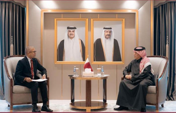 رئيس مجلس الوزراء وزير الخارجية يتلقى رسالة خطية من وزيرة الشؤون الخارجية والتعاون بجمهورية موزمبيق