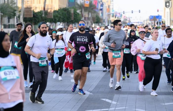 تواصل الاستعدادات لسباق اللجنة الأولمبية القطرية لنصف الماراثون 2026