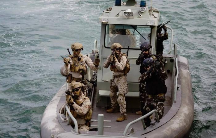 تمرين
      «رياح
      السلام»:
      «البحريتان»
      السعودية
      والعُمانية
      تُنفِّذان
      رماية
      بالصواريخ