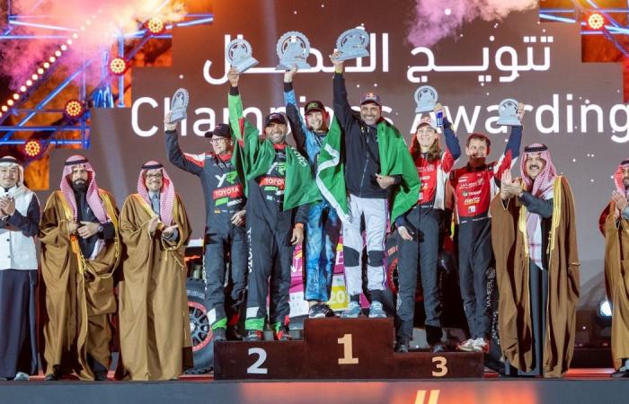 القطري ناصر العطية يحرز لقب رالي حائل الدولي 2026