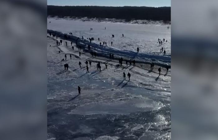 برد قارس ودرجات حرارة شديدة تُجمّد أحد أعظم أنهار أوروبا