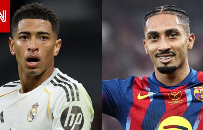 متابعة: ما المباريات التي سيغيب عنها رافينيا وبيلينغهام بسبب الإصابة؟