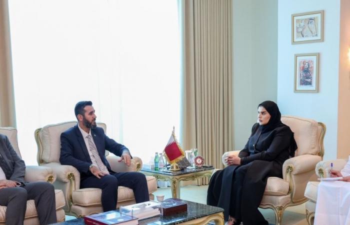 وزير الدولة للتعاون الدولي تجتمع مع رئيس هيئة التخطيط والإحصاء السوري