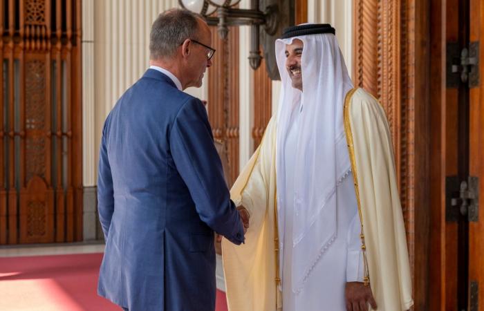 سمو الأمير والمستشار الألماني يعقدان جلسة مباحثات رسمية