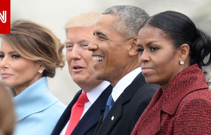 متابعة: "لا يليق برئيس دولة".. مذيع CNN يعلق على فيديو عنصري لترامب يصور أوباما وزوجته على هيئة قردين