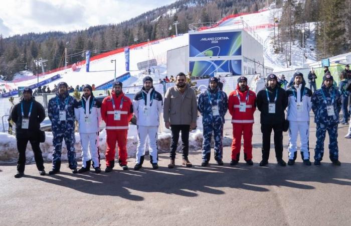الشيخ جوعان يحضر جانباً من منافسات دورة الألعاب الأولمبية الشتوية ميلانو ـــ كورتينا «2026»