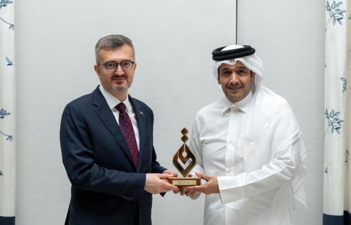 رئيس القطري للصحافة يبحث مع رئيس دائرة الاتصال بالرئاسة التركية آفاق الشراكة الإعلامية