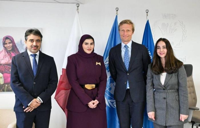 المسند تجتمع مع مسؤولين دوليين