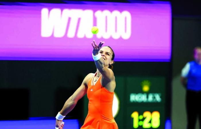 صراع قوي في المربع الذهبي اليوم ببطولة قطر توتال إنرجيز للتنس للسيدات 2026