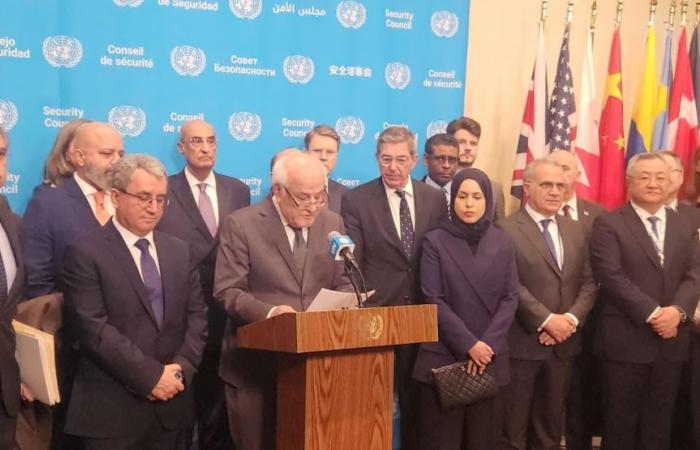 المندوب الدائم لدولة قطر لدى الأمم المتحدة تشارك في وقفة إعلامية لتسليط الضوء على الممارسات غير الشرعية للاحتلال في الضفة الغربية