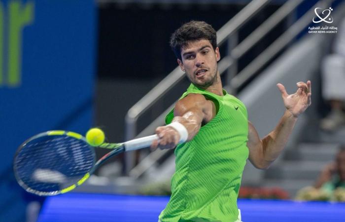 قطر إكسون موبيل المفتوحة للتنس: تأهل الإسباني ألكاراز والروسي روبليف لنصف النهائي