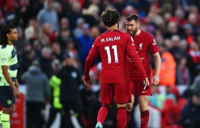 هكذا تفاعل محمد صلاح مع إنجاز فردي لجيمس ميلنر في الدوري الإنجليزي