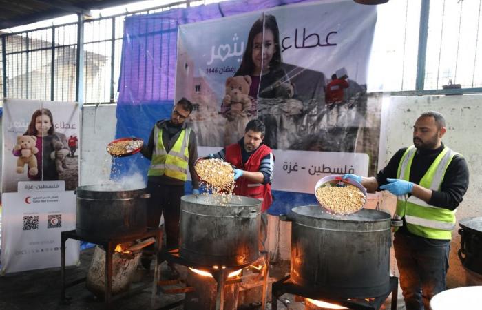 الهلال الأحمر القطري يبدأ تنفيذ مشاريع إفطار صائم في عدد من الدول