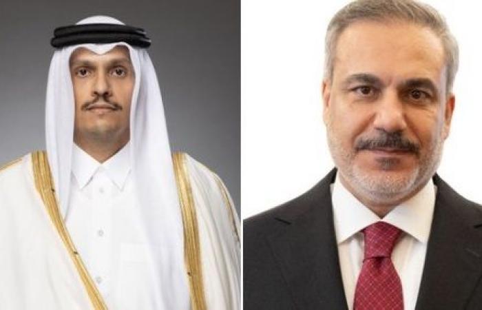 رئيس الوزراء وزير الخارجية يتلقى اتصالا هاتفيا من وزير الخارجية التركي