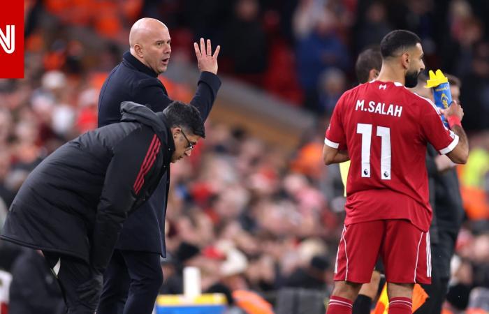 متابعة: "ليس هو الوحيد".. سلوت يدافع عن محمد صلاح بعد صيامه عن التهديف