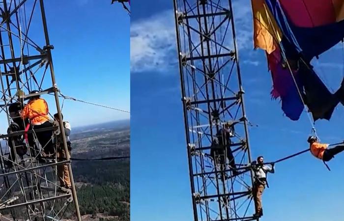 إنقاذ ركاب منطاد على ارتفاع 280 مترًا فوق سطح الأرض