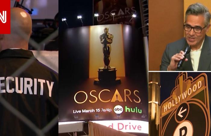 متابعة: تشديد الإجراءات الأمنية في حفل توزيع جوائز الأوسكار بعد مزاعم تهديد إيراني بشن هجوم بطائرة مسيرة