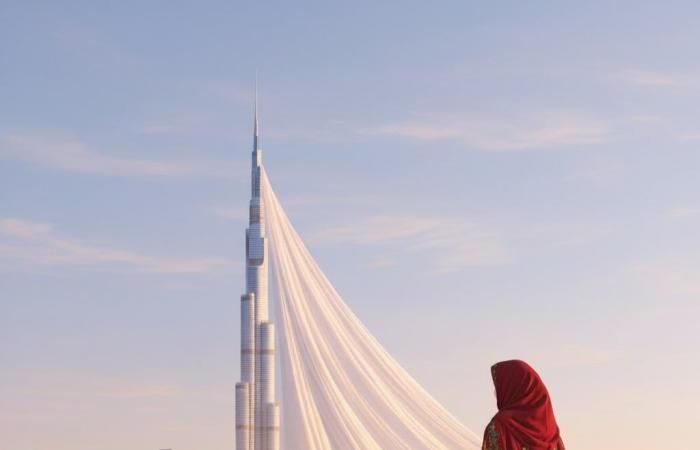 من الإمارات إلى قطر والبحرين والسعودية..وشاح أبيض "يلف" أبرز معالم الخليج