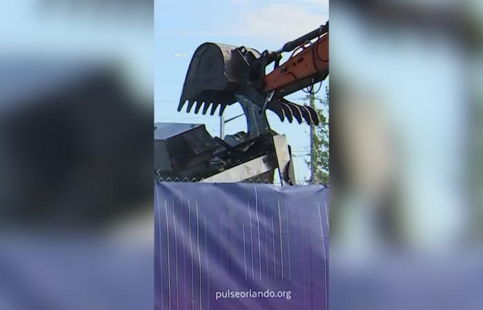 لحظة هدم ملهى ليلي شهد مجزرة قبل 10 سنوات في أورلاندو