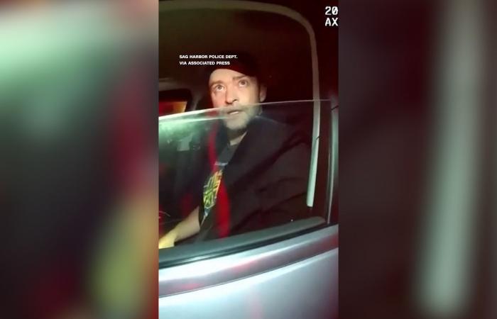 جاستن تمبرليك يواجه صعوبة في اختبار الرصانة بعد توقيف مروري.. شاهد ما حدث