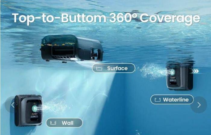 نظام
      روبوتي
      ذكي
      مزدوج
      لتنظيف
      المسابح