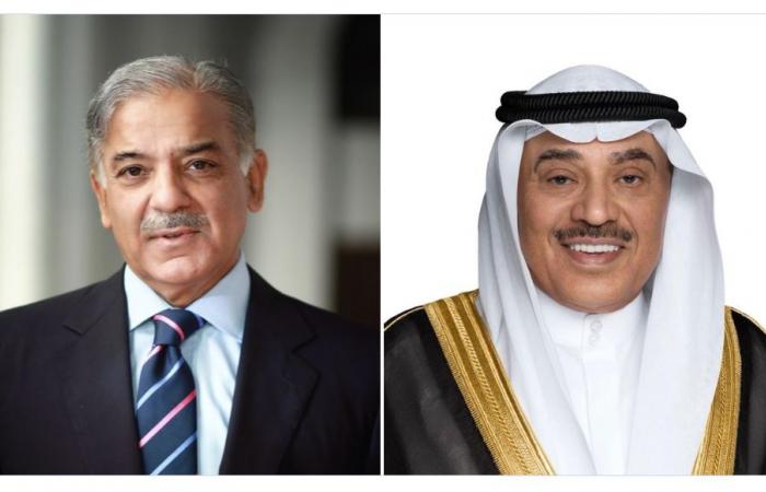 ولي العهد الكويتي ورئيس الوزراء الباكستاني يبحثان هاتفياً آخر التطورات الإقليمية