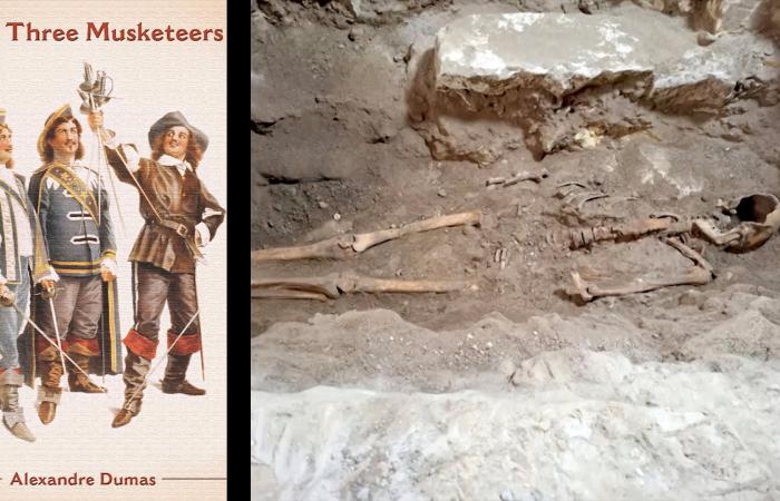 اكتشاف هيكل عظمي قد يعود لأحد أبطال الرواية الشهيرة "الفرسان الثلاثة"