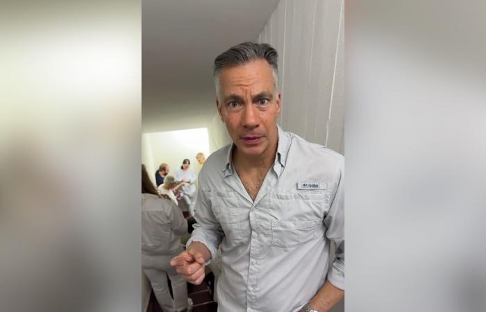 فريق CNN يحتمي لحظة رصد صواريخ فوق تل أبيب