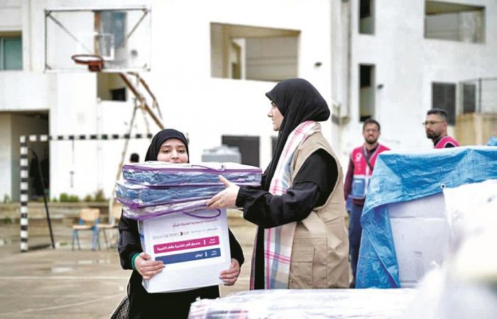 قطر تقدّم مساعدات عاجلة للنازحين اللبنانيين جراء الحرب