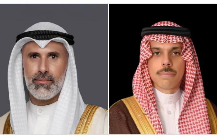 وزير الخارجية السعودي يبحث مع نظيره الكويتي مستجدات الأوضاع في المنطقة