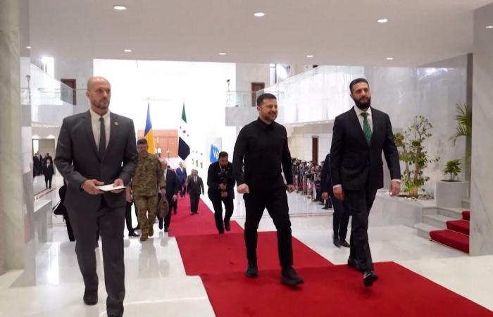 إليك ما ناقشه الرئيسان الأوكراني والسوري بعد لقائهما في دمشق