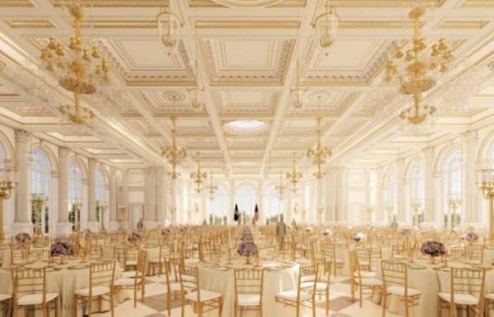 قاعة رقص بالبيت الأبيض