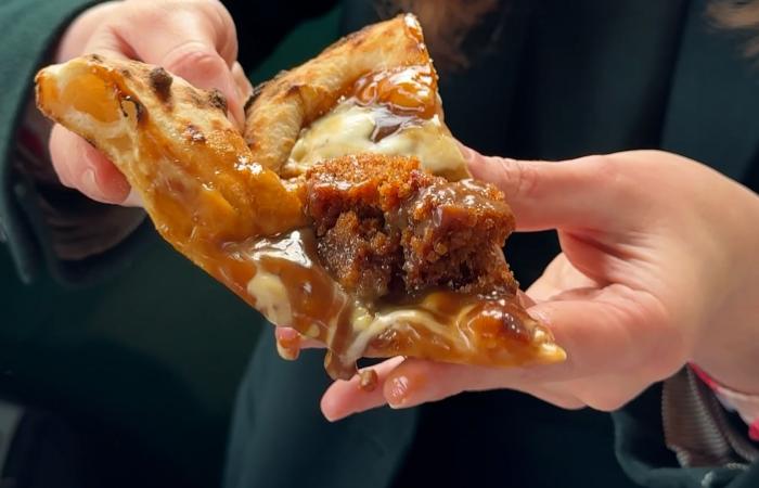 هل تجرّب حلوى التوفي اللزجة على البيتزا في لندن؟