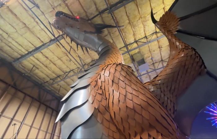 قابلوا "غولدسبار": أكبر تنين معدني في العالم