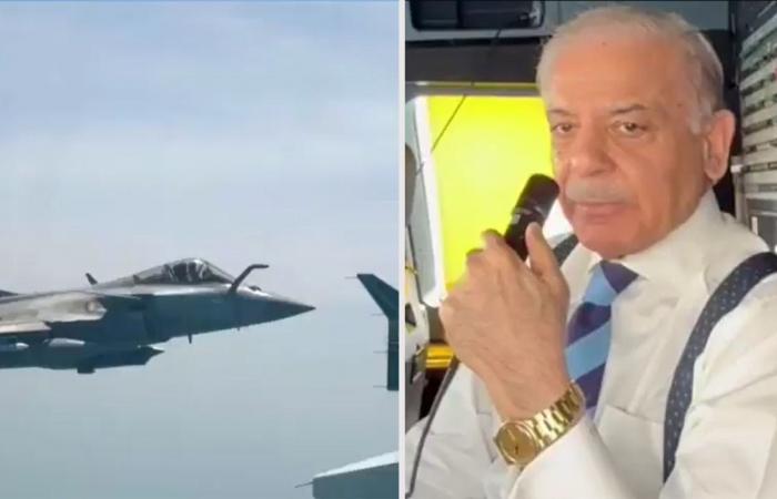 بالفيديو| مقاتلات قطرية تستقبل رئيس الوزراء الباكستاني لدى دخوله أجواء الدولة