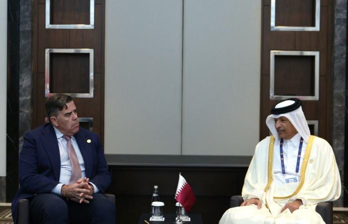 رئيس مجلس الشورى يجتمع مع رئيس الجمعية الوطنية في باكستان ورئيس مجلس النواب الأسترالي